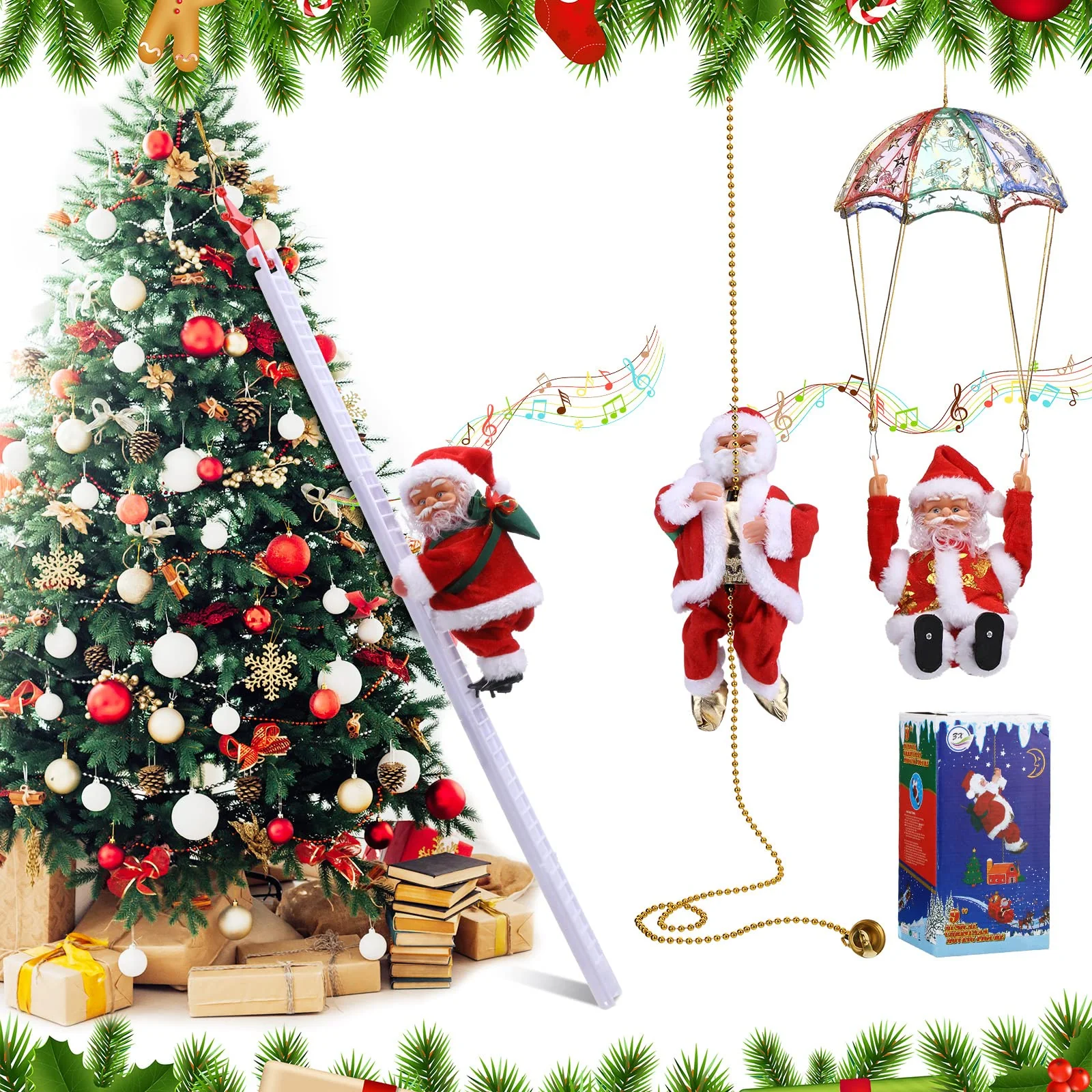 JollyClimb – Kletternder Weihnachtsmann mit Musik | 50% RABATT - Image 11