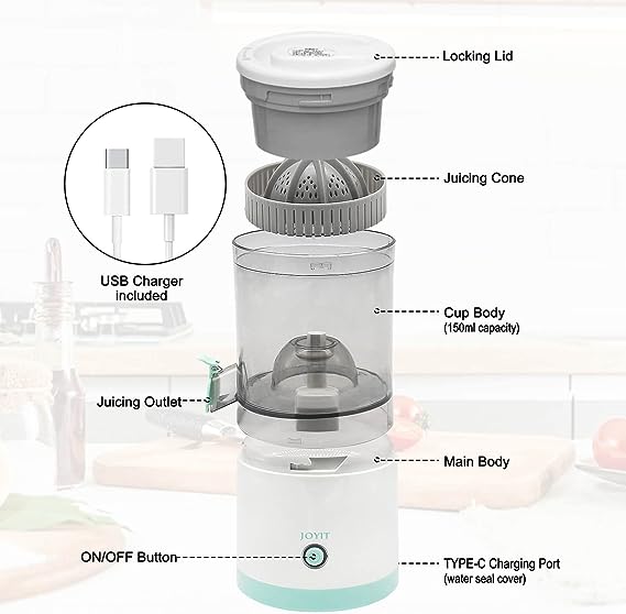JuiceMate™ | Mini Elektrischer Fruchtsaftpresse | 50% RABATT - Image 5