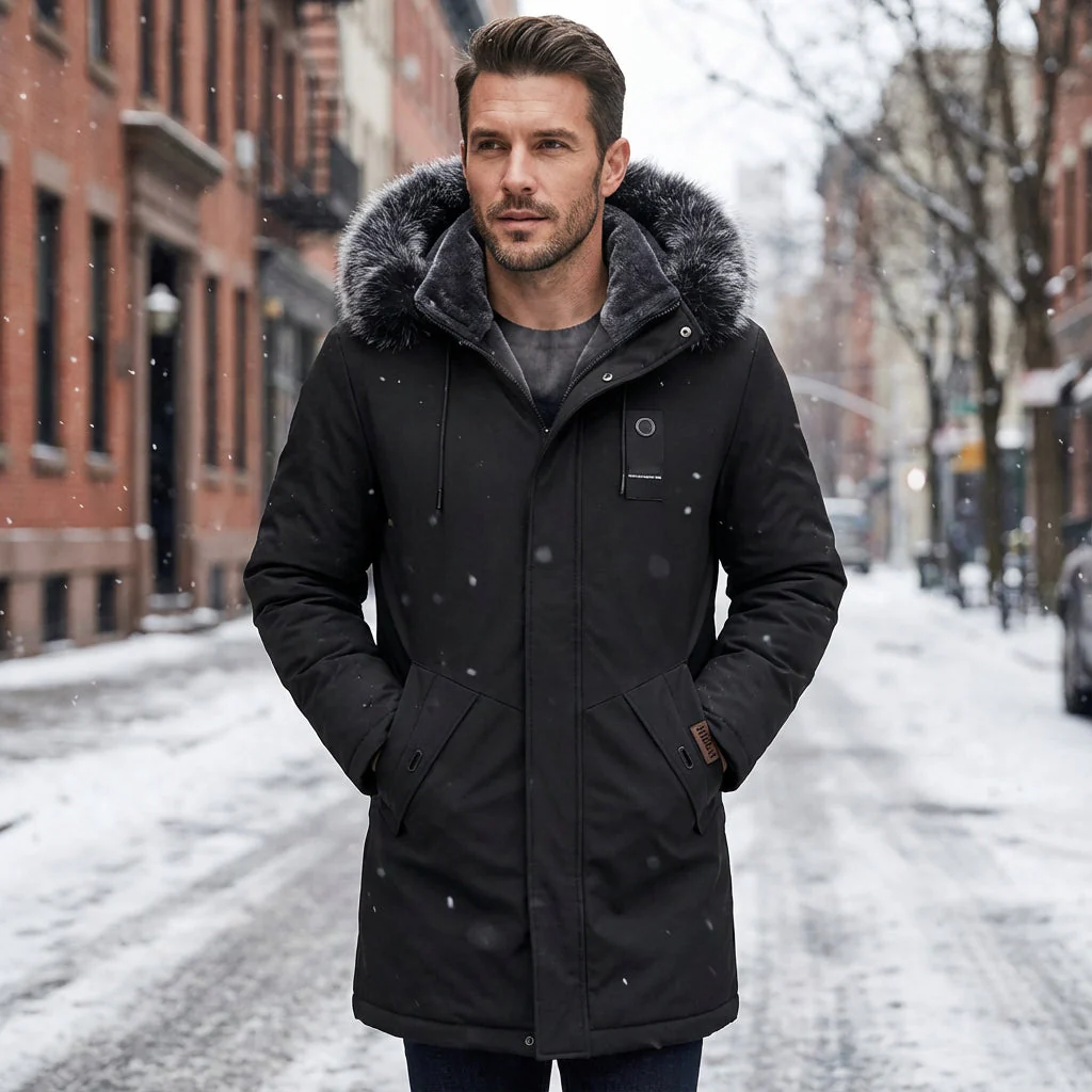 Julian – Thermojacke für kaltes Wetter mit abnehmbarer Kapuze