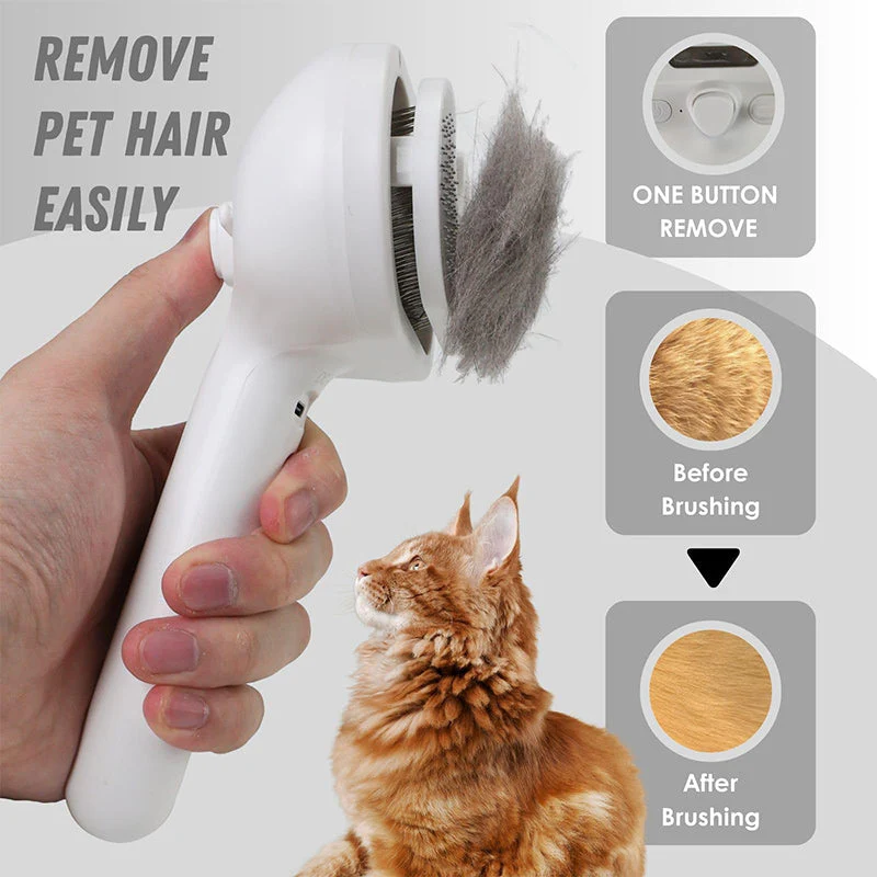 Katzenbürste Mit Spray - Für Glänzendes Fell & Sanfte Pflege - Image 6