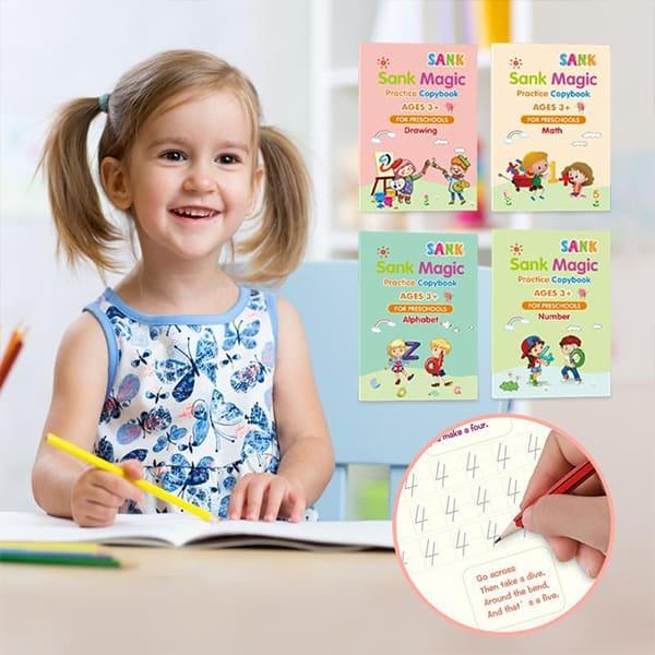 KidBook – 4er-Set Notizbücher mit Zauberstift - Image 2