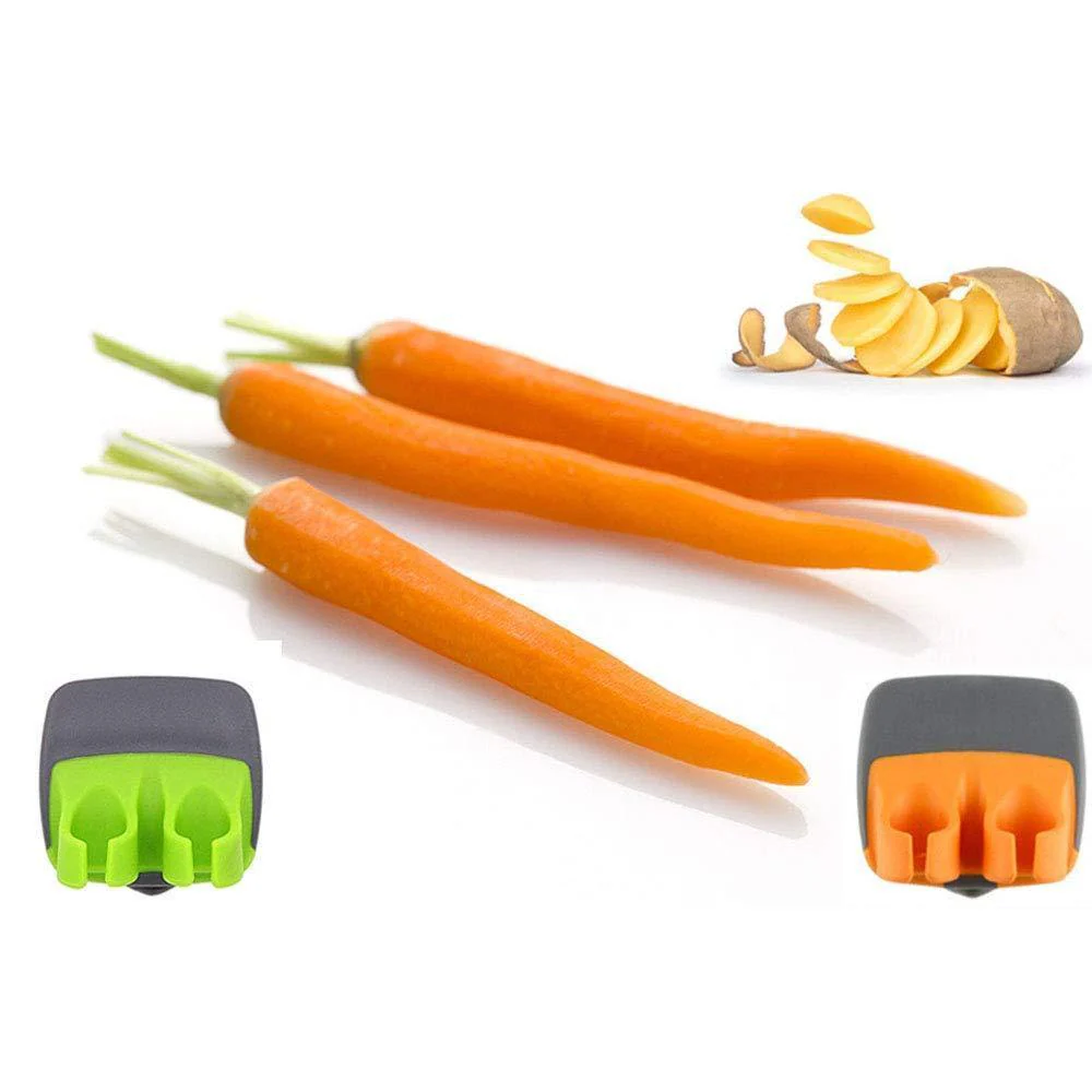 KitchenEase – Scharfes Finger-Schälmesser | Set mit 3 Stück - Image 3