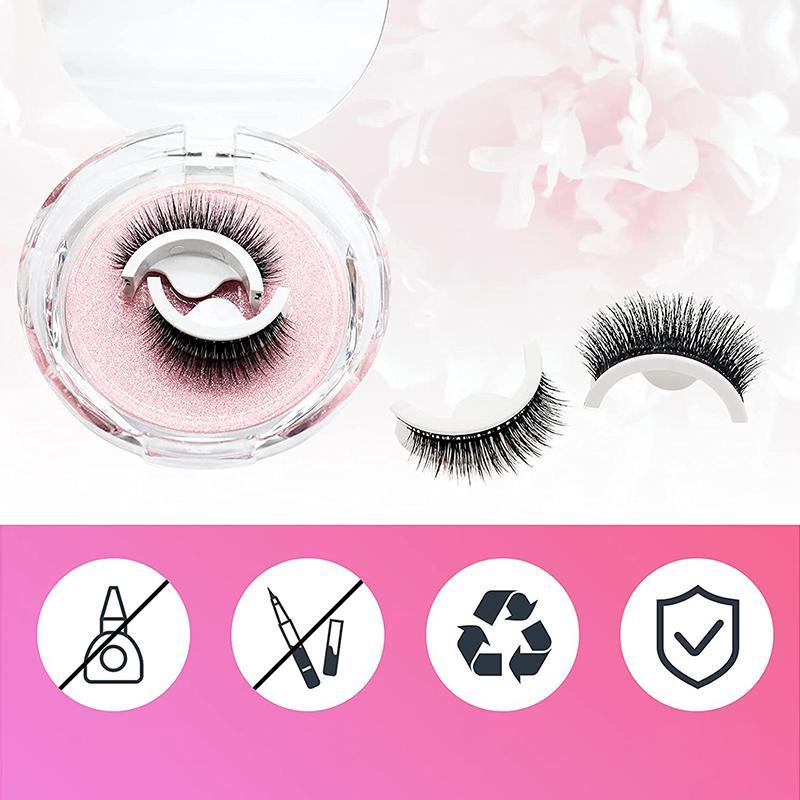 Kleberfreie Wimpern in 3 Sekunden zum Anbringen, wasserfeste selbstklebende Wimpern - Image 12