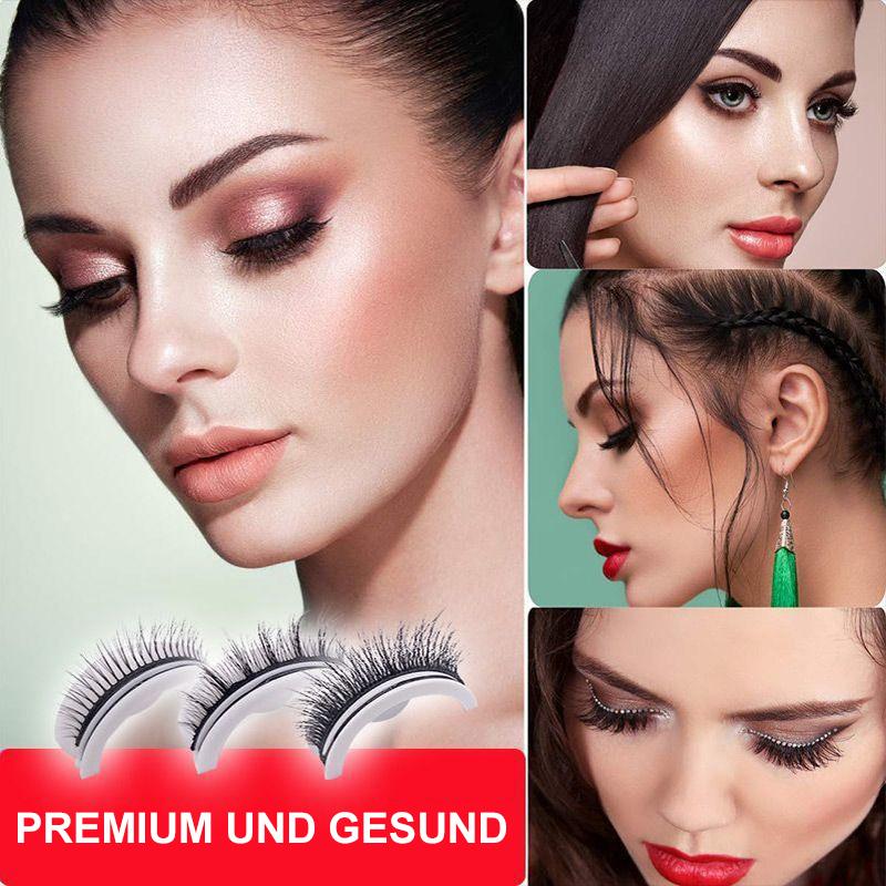 Kleberfreie Wimpern in 3 Sekunden zum Anbringen, wasserfeste selbstklebende Wimpern - Image 7