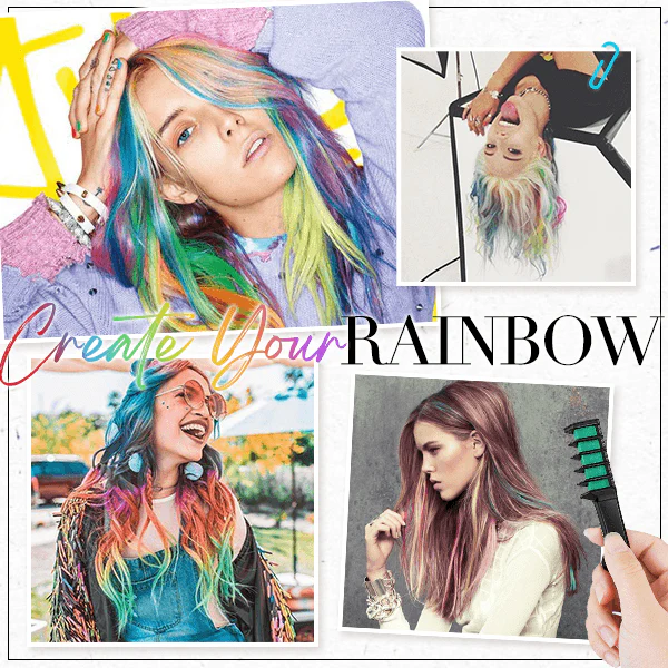 Kolocomb Temporäre Haarfarbe Kreidekamm (Satz mit 10 Farben) | 50% RABATT - Image 6