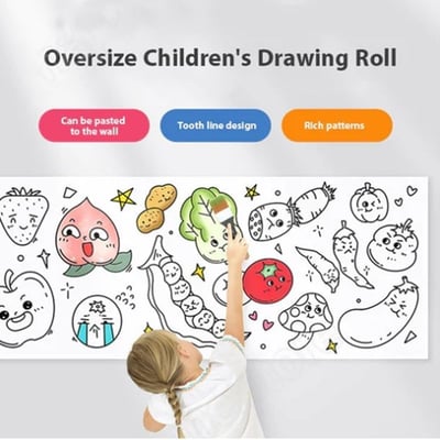 KreativKids® - Förderung von Kreativität und Lernen durch Wandaufkleber-Malset | 1 + 1 GRATIS - Image 3