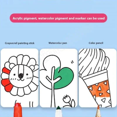 KreativKids® - Förderung von Kreativität und Lernen durch Wandaufkleber-Malset | 1 + 1 GRATIS - Image 5