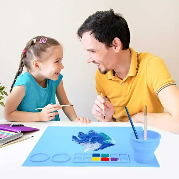 Kreativmatte - Sauberer Bastelspaß für Kinder & Erwachsene, 50x40 cm