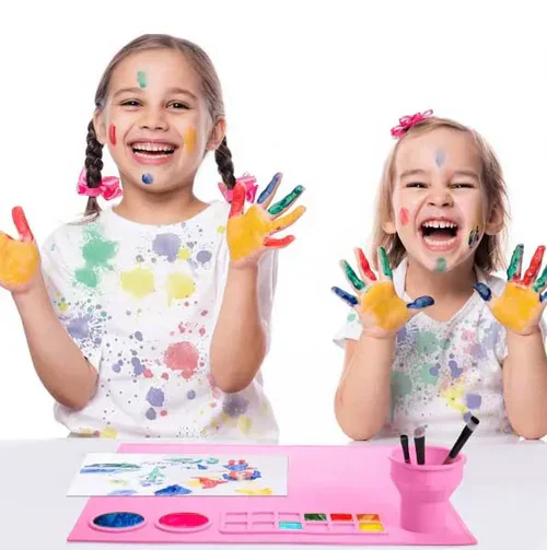 Kreativmatte - Sauberer Bastelspaß für Kinder & Erwachsene, 50x40 cm - Image 4
