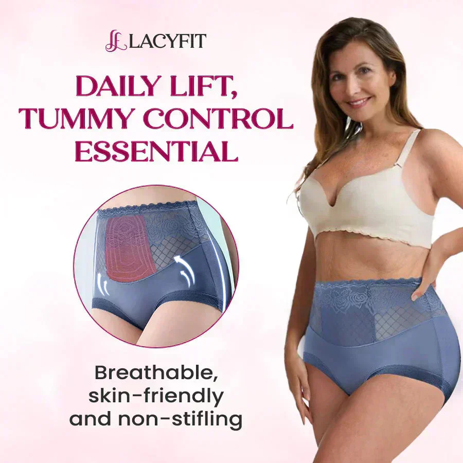 LaceComfort – Damen Spitzen-Slips mit Hohem Bund | 1+1 GRATIS - Image 3