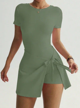 Laurel – Damen atmungsaktiver Jumpsuit mit Taillenband - Image 10