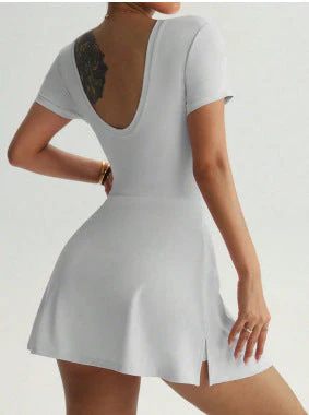 Laurel – Damen atmungsaktiver Jumpsuit mit Taillenband - Image 7