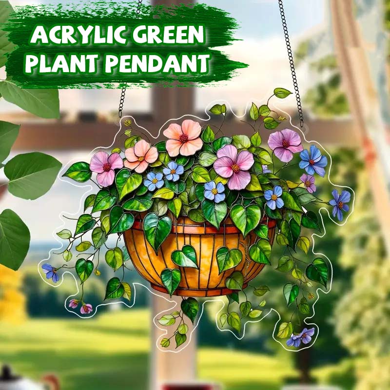 LeafGlow™ – Grüner Acryl-Pflanzenanhänger | 1+1 GRATIS - Image 2