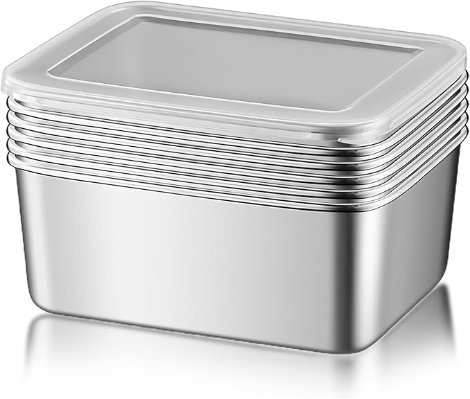 Lebensmittelbehälter - BPA-frei, Frischhaltend, 6er-Pack, 650 ml - Image 2