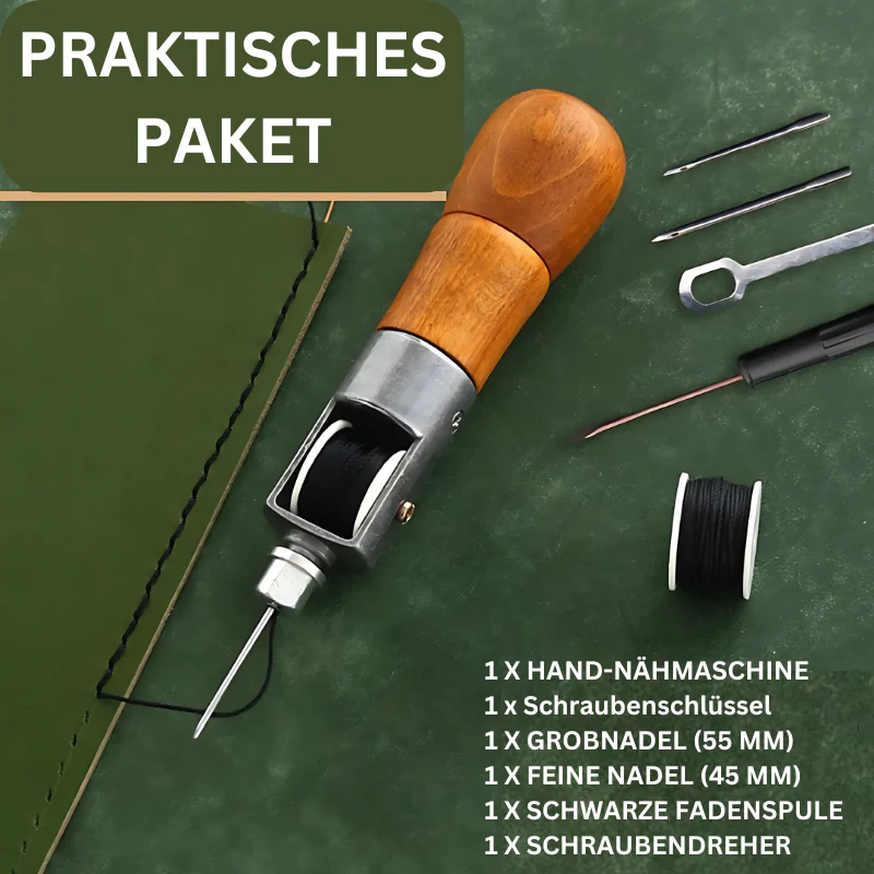 ProStitch - Leder-Nähaht-Ahle Kit Hand Stitcher Set | 50% RABATT