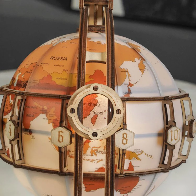 Leuchtender 3D Globus Puzzle-Lampe - Image 4
