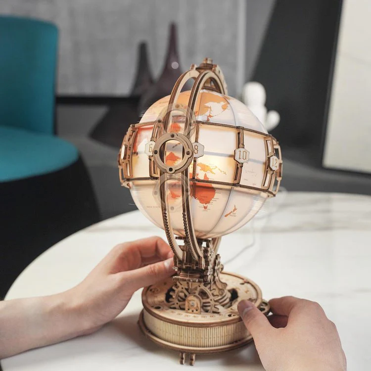 Leuchtender 3D Globus Puzzle-Lampe - Image 5