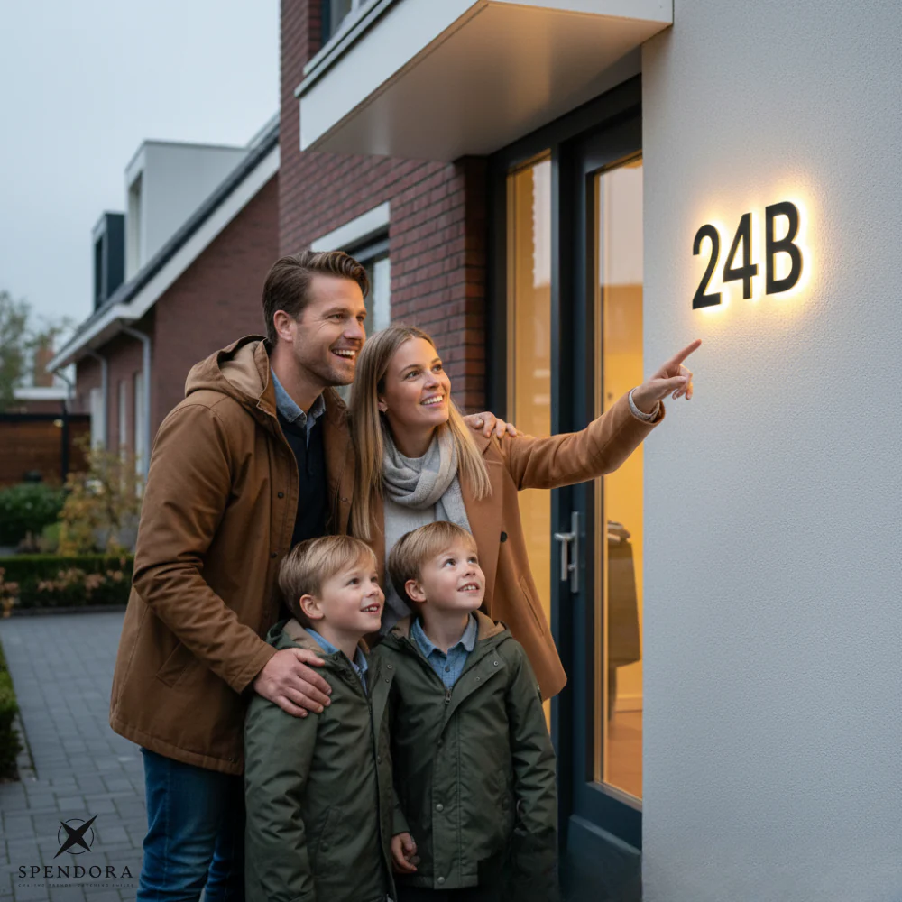 LightHome – LED-Hausnummer, wasserdicht für den Außenbereich | 1+1 GRATIS