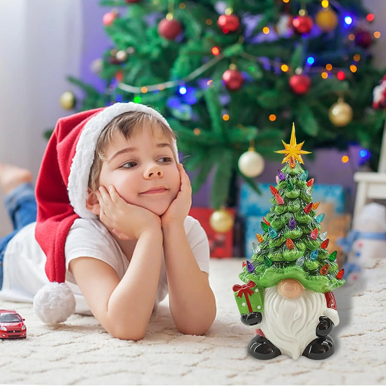 LightUpGnome – DIY Leuchtender Weihnachtswichtel-Baum