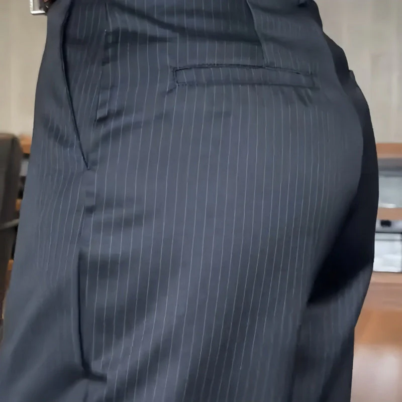 Lior - Frauen Hohe Taille Lässig Gerade Blazer Hose - Image 8