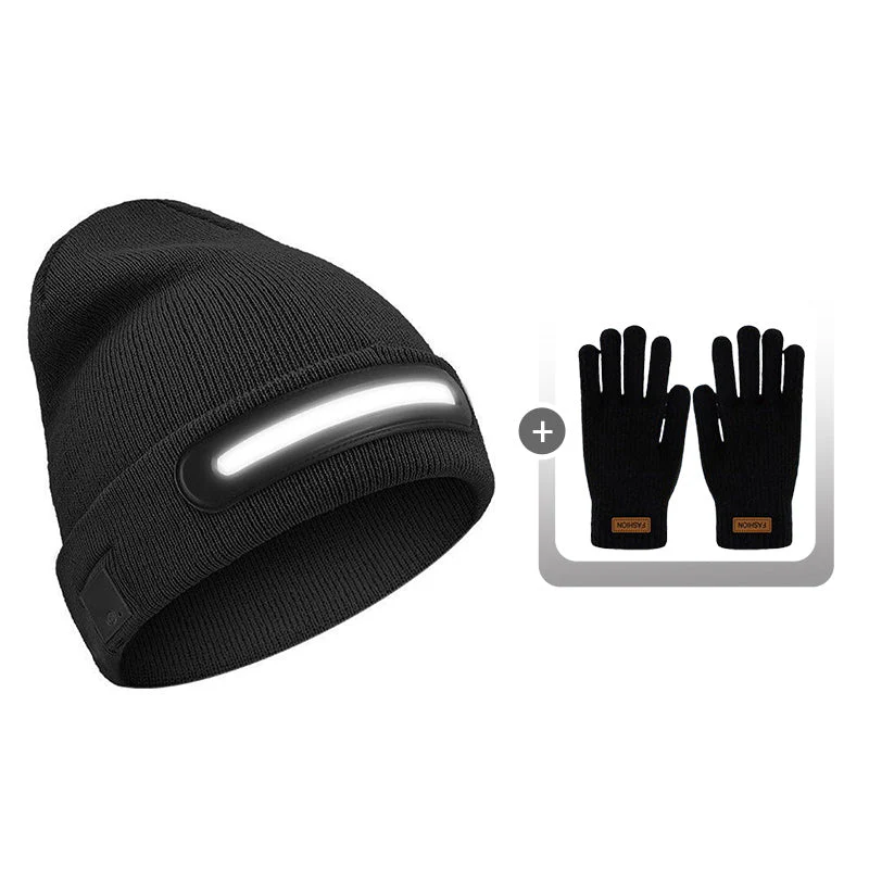 Luca – Bluetooth-Mütze mit LED-Licht und Sound - Image 12