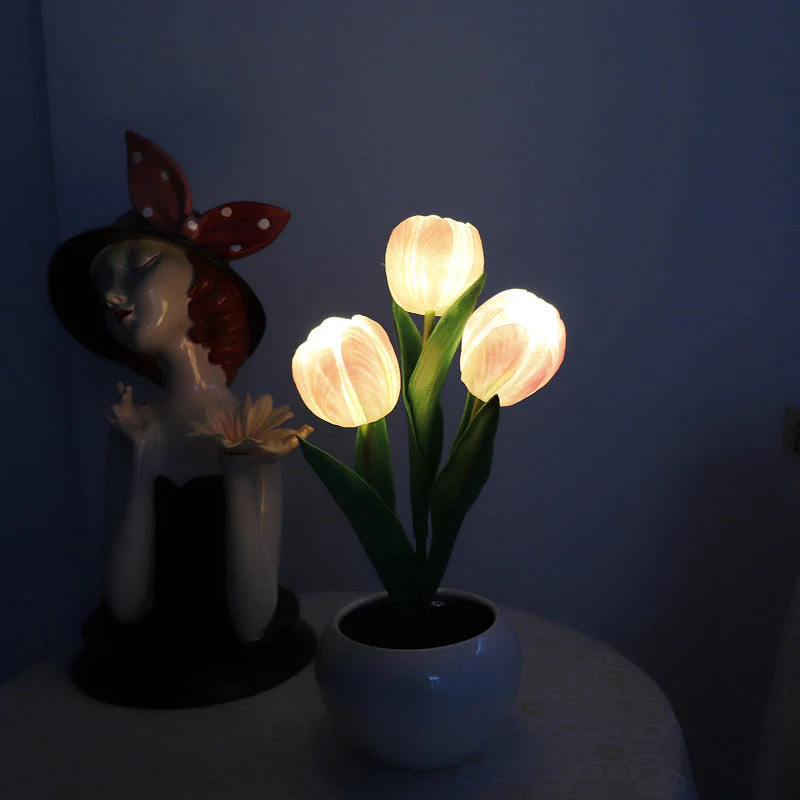LumaBloom – LED Tulpen Nachtlicht-Tischlampe - Image 11