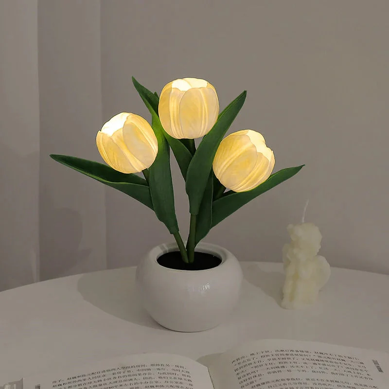 LumaBloom – LED Tulpen Nachtlicht-Tischlampe - Image 17