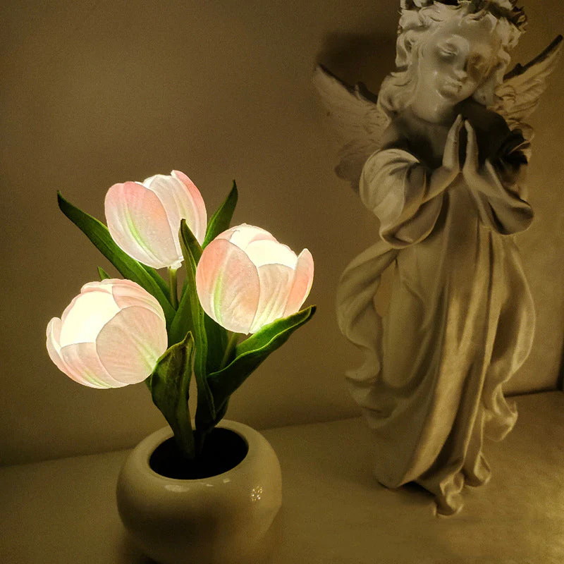 LumaBloom – LED Tulpen Nachtlicht-Tischlampe - Image 7