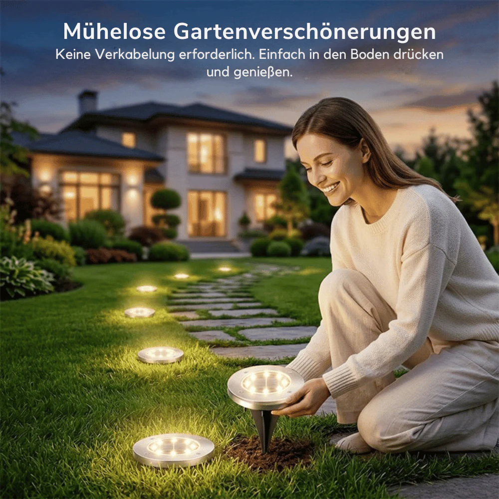 LumaVibe — Solar Gartenleuchten Set | 1+1 GRATIS - Image 4