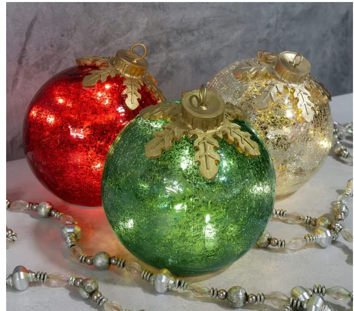 LumiGlobe – LED Weihnachtskugel mit Timer