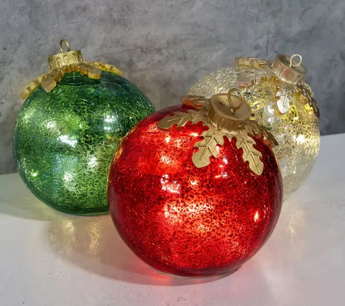 LumiGlobe – LED Weihnachtskugel mit Timer - Image 4