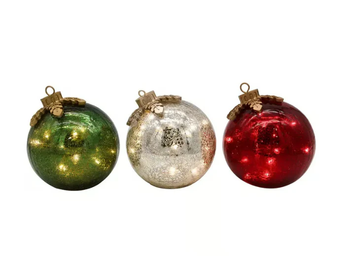 LumiGlobe – LED Weihnachtskugel mit Timer - Image 5