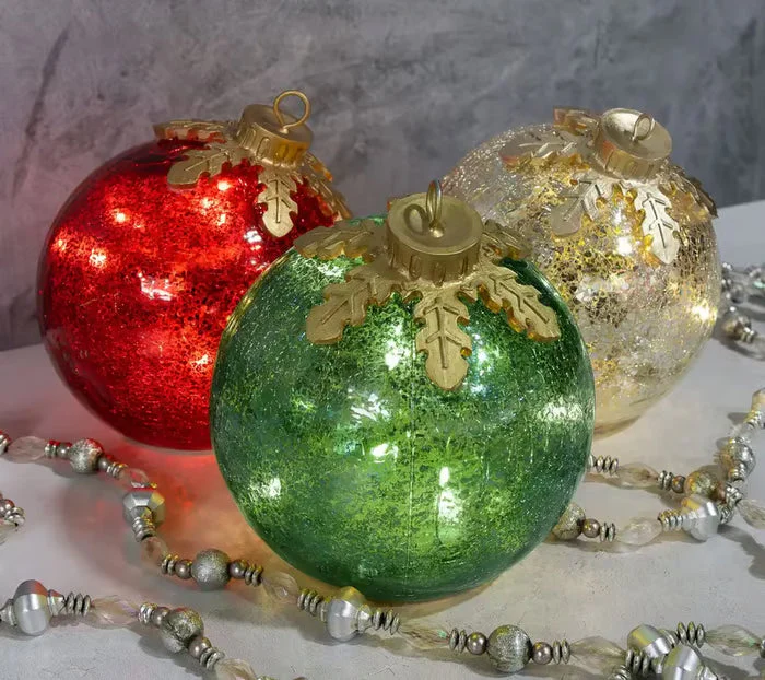LumiGlobe – LED Weihnachtskugel mit Timer - Image 6