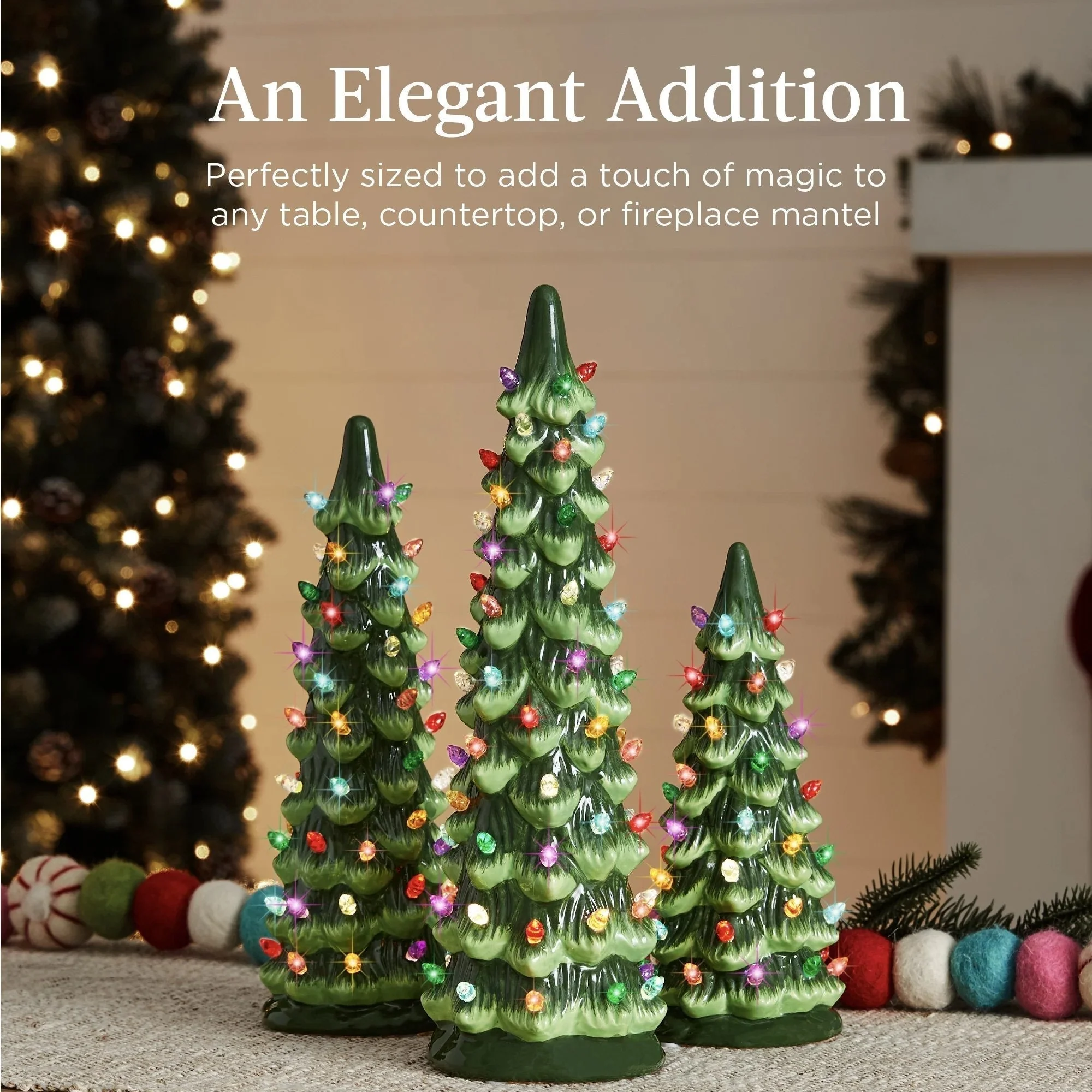 LumiGlow – Handbemalter LED-Weihnachtsbaum | 50% RABATT - Image 2