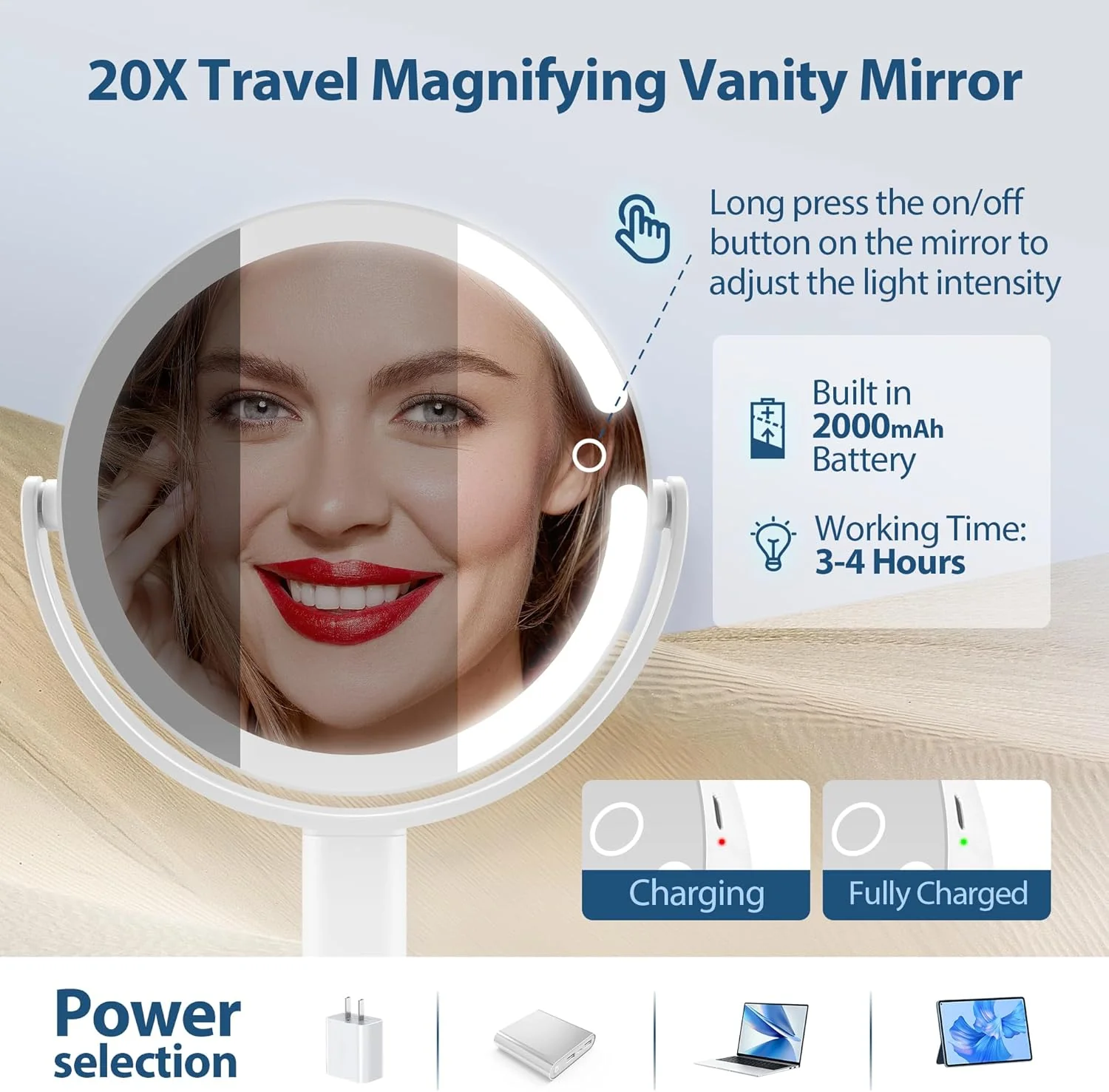 LumiGlow - Illuminated Makeup Mirror - Image 4
