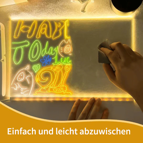 LumiNote – Wiederbeschreibbare LED-Tafel - Image 9
