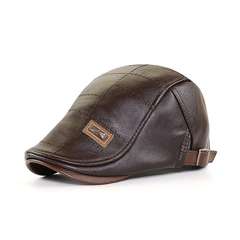 LuxeBeret – Moderner Leder-Beret im Vintage-Stil - Image 11