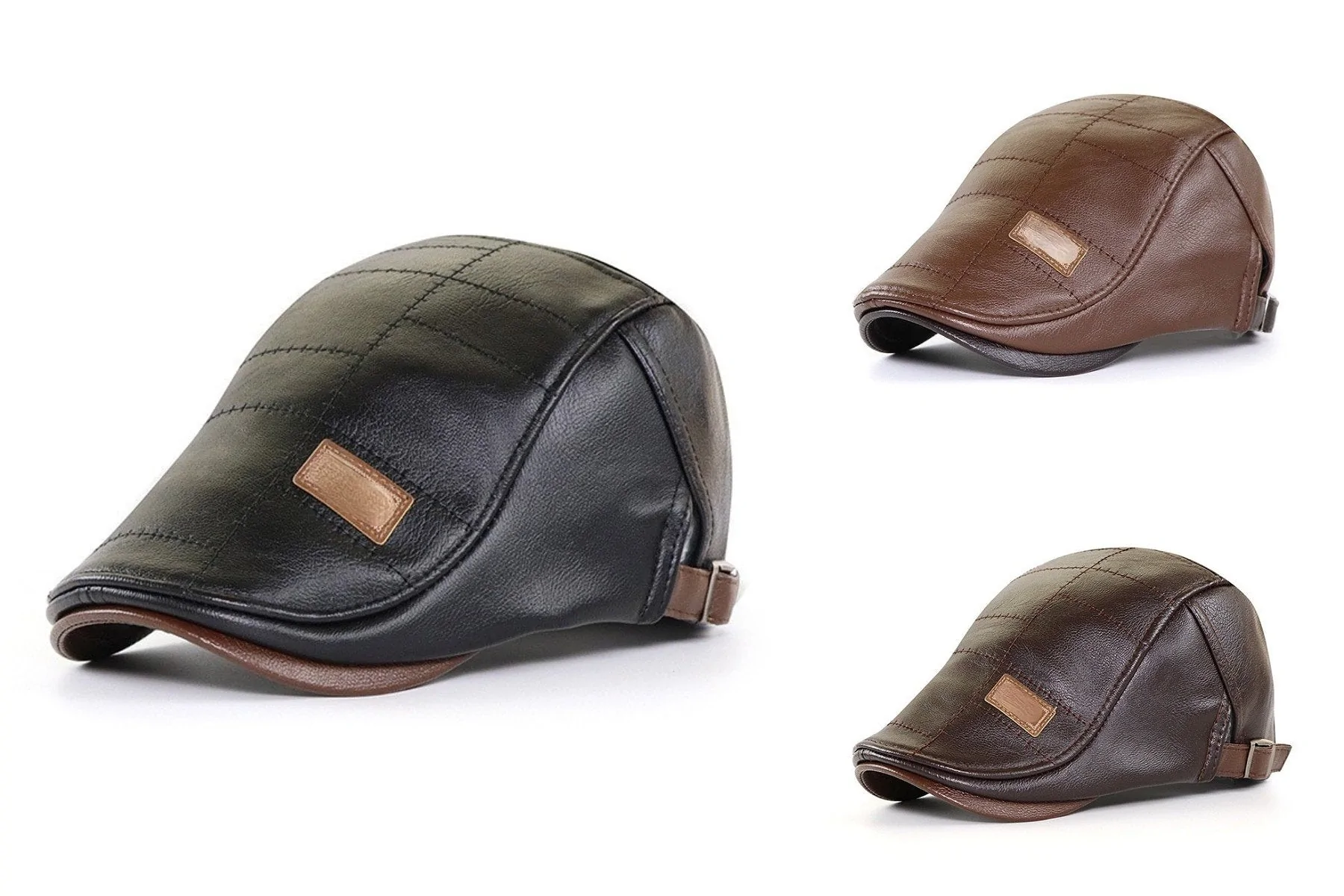 LuxeBeret – Moderner Leder-Beret im Vintage-Stil - Image 5