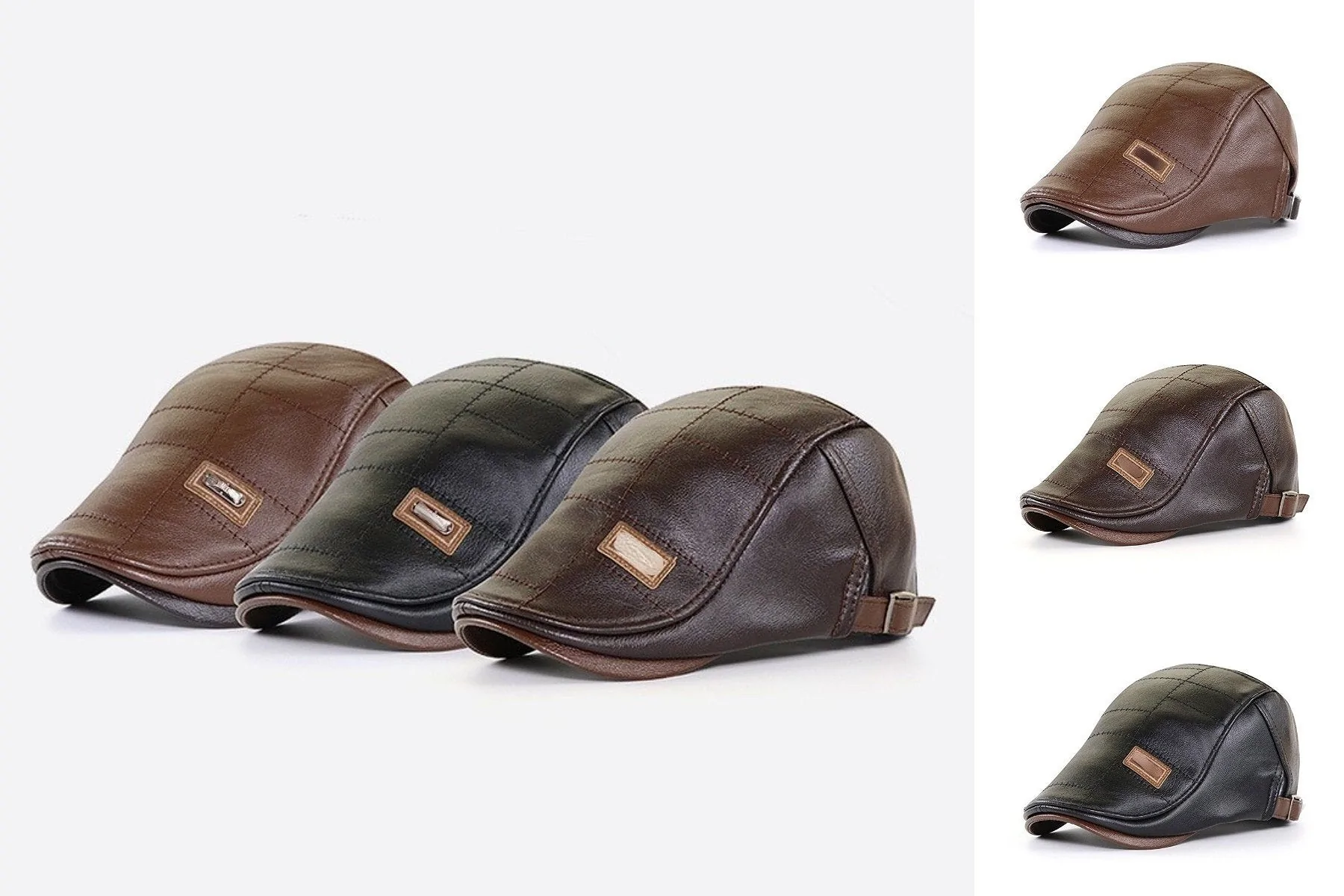 LuxeBeret – Moderner Leder-Beret im Vintage-Stil - Image 9