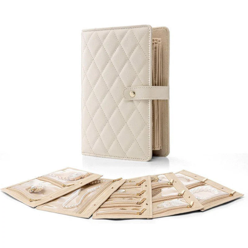 LuxeCheck – Elegante tragbare Schmuckaufbewahrungstasche - Image 2