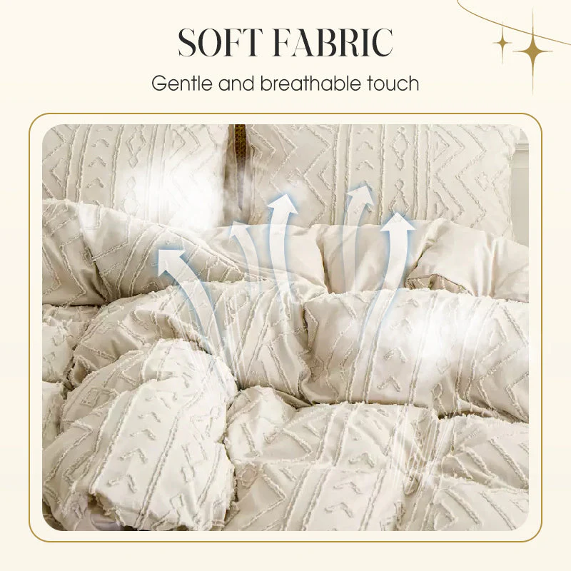 LuxeLoom Cutwork Tufting Bettwäsche-Set — Sanftheit, die beruhigt - Image 4