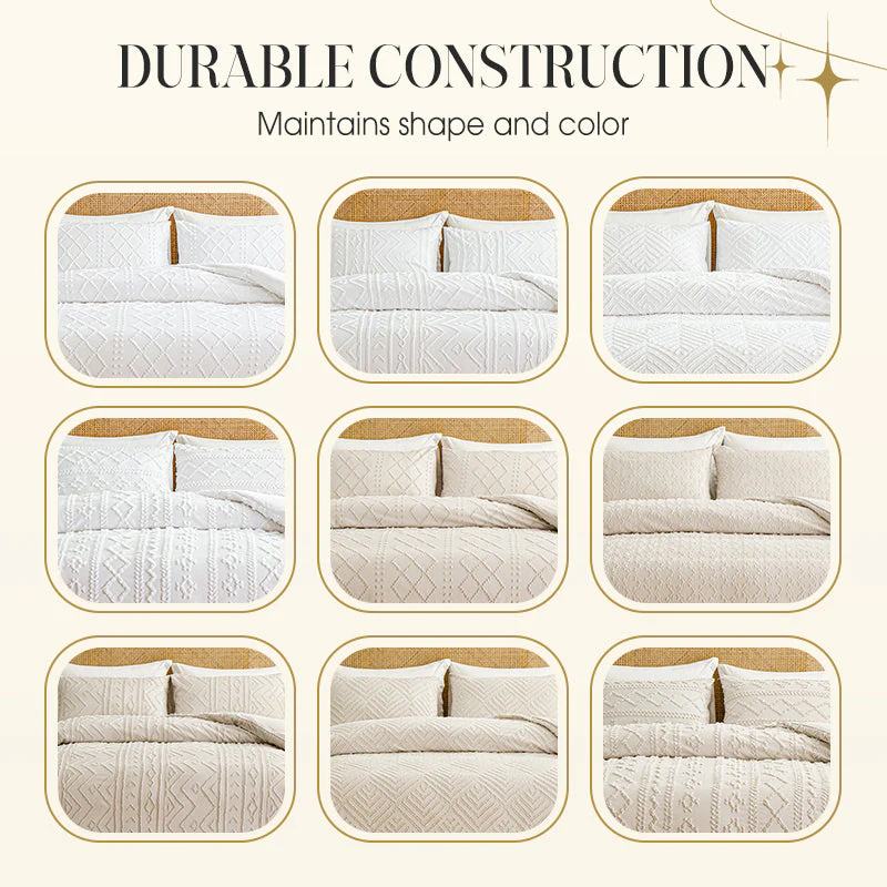 LuxeLoom Cutwork Tufting Bettwäsche-Set — Sanftheit, die beruhigt - Image 6