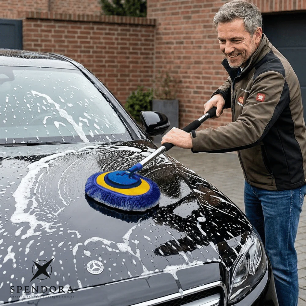 LuxoShine  — Teleskopischer Waschmopp + zusätzlicher gratis Mopp | 50 % RABATT