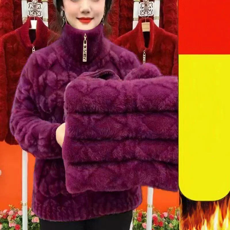 LuxuriaMink - Neue dicke Winterjacke mit langem Ärmel - Image 6