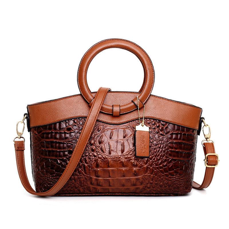 CrocElegance™ – Luxuriöse Handtasche mit Krokodil-Muster | Stilvolles Statement für jeden Tag | 50% RABATT