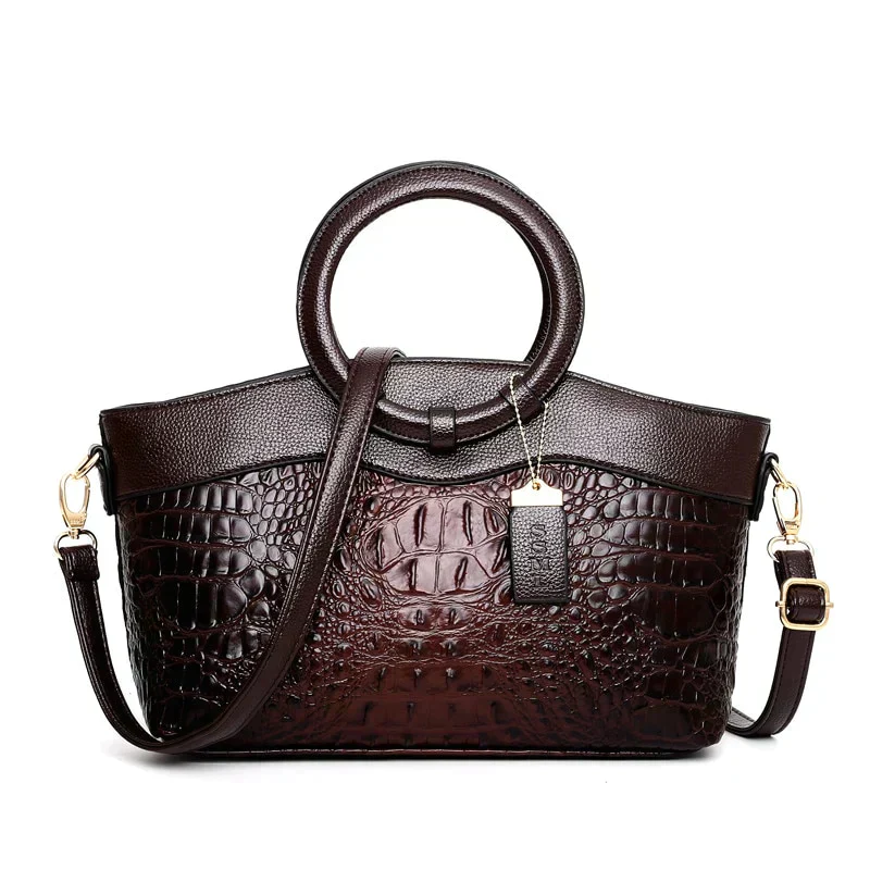 CrocElegance™ – Luxuriöse Handtasche mit Krokodil-Muster | Stilvolles Statement für jeden Tag | 50% RABATT - Image 7