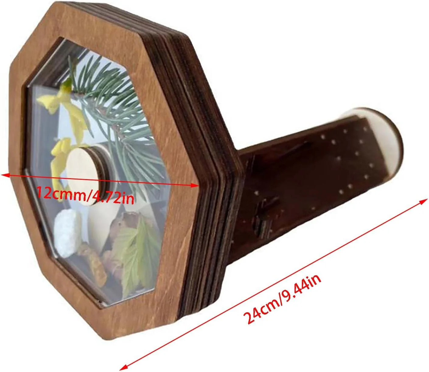 Magisches optisches Kaleidoskop aus Holz - Image 6