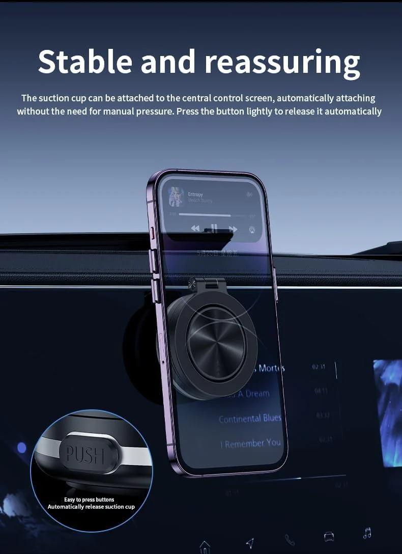 MagneticPro - 360° drehbare magnetische Telefonhalterung für das Auto - Image 14