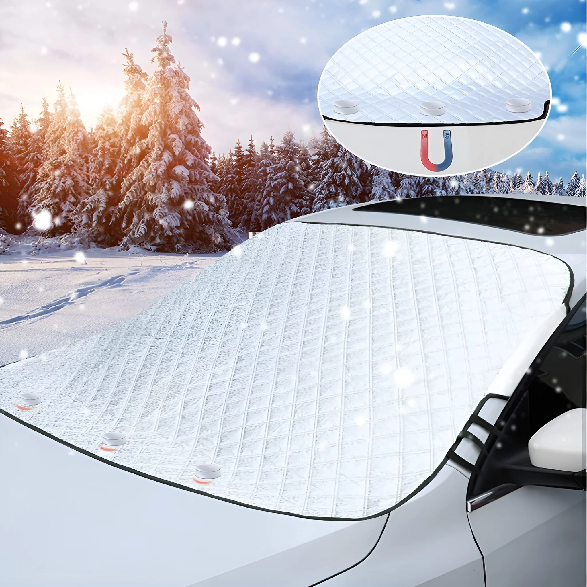 FrostGuardPro - Magnetische Anti-Schnee-Decke | 1+1 GRATIS - Image 2