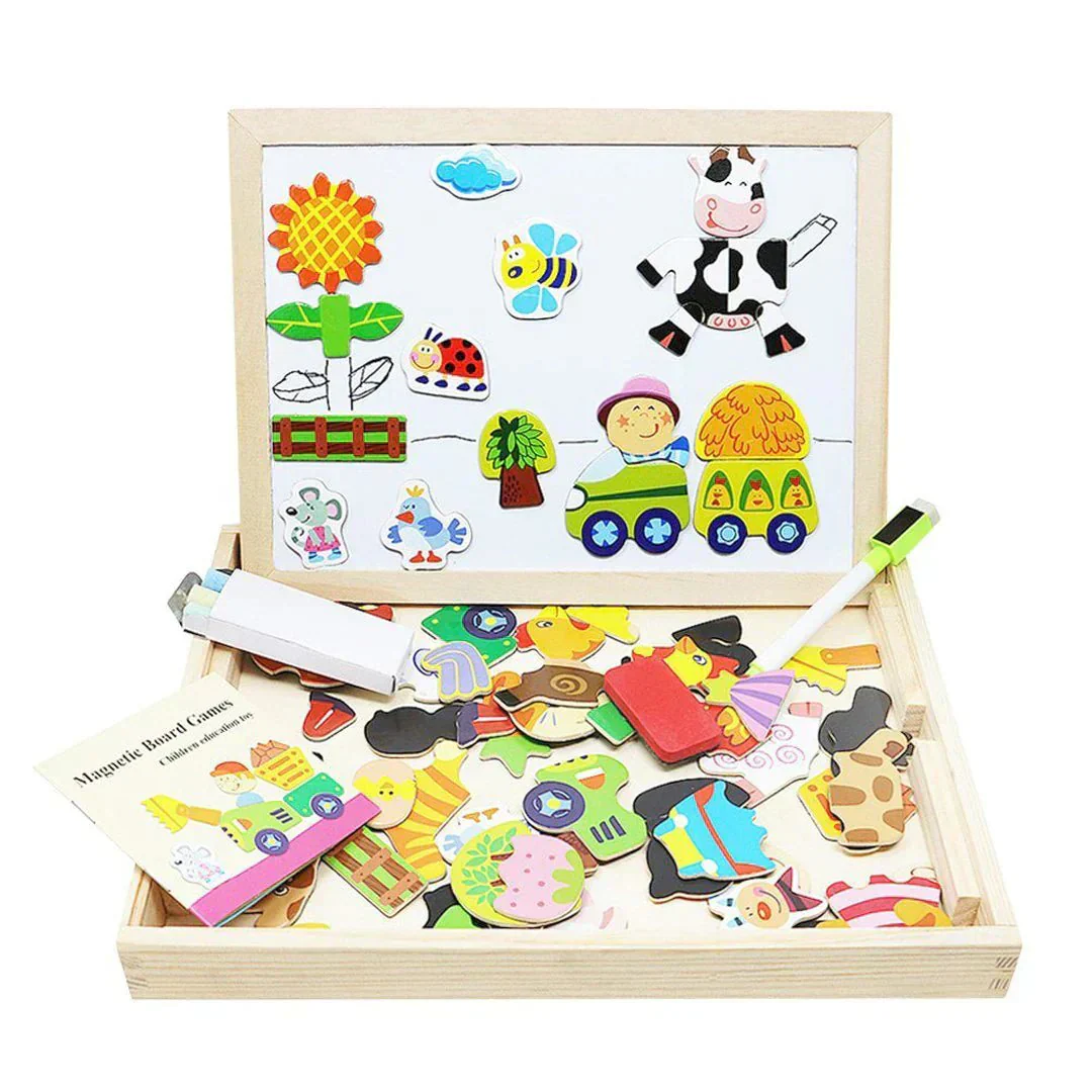 Magnetischer doppelseitiger Zeichentisch für Kinder